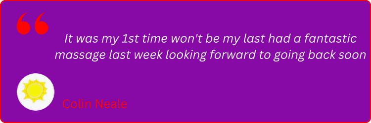 Colin — Glasgow Thai Massage client testimonial