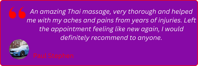 Paul — Glasgow Thai Massage client testimonial